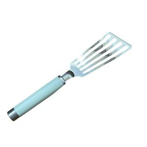 KitchenAid Mint Green Seafoam Angled Turner Lifter Stainless Steel Fish Spatula